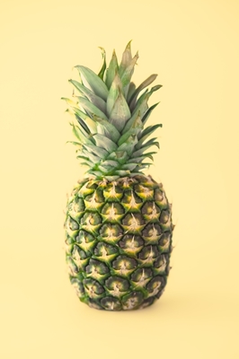 Pineapple yellow background