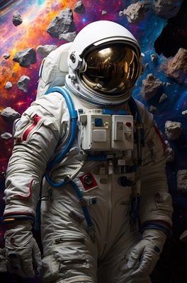 Astronaut op de melkweg 