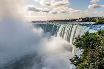 Cascate del Niagara e alba