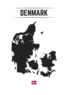 Danmark Karta