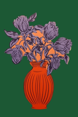 Abstrakt stripe vase