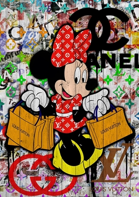Super Minnie Mouse Pop Art posters & prints by Kyle Style - Printler
