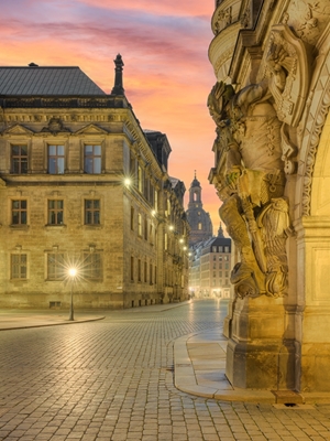 Augustus Street in Dresden