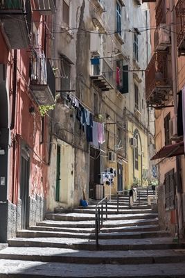 Street scene of Napoli Italy