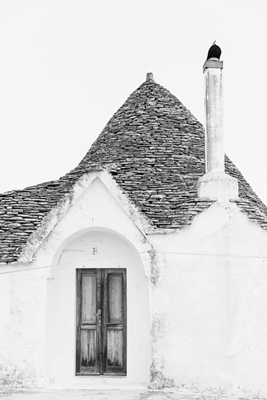 Traditionellt hus i Apulien