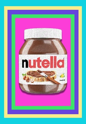 Nutella Jar - Pop Art Colours