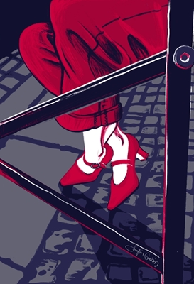 "Anonymní červené boty"