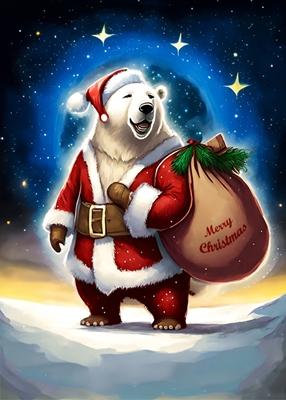 Papá Noel, oso polar