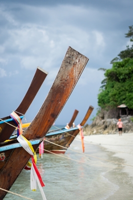 Longtail Boats Thailand Beach