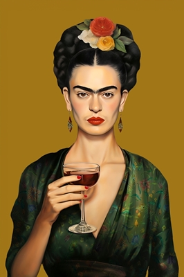 Frida red wine love