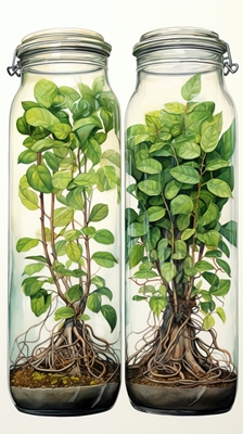 Plants in a jar 2