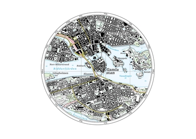 Mapa de Estocolmo