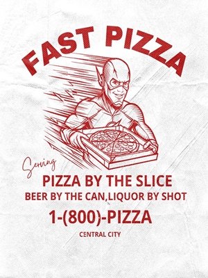 fast pizza,the flash
