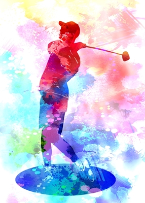Joueur de golf