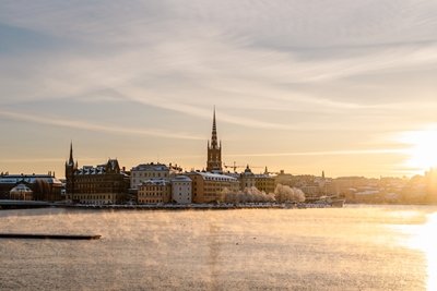 Solopgang i Stockholm 