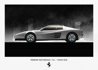 Miami Vice-Ferrari 1986
