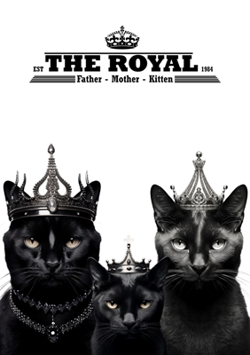 Królewska rodzina kotów