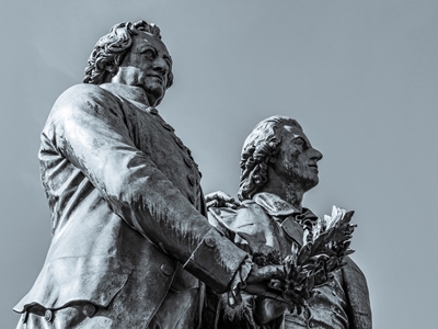 Goethe a Schiller ve Výmaru