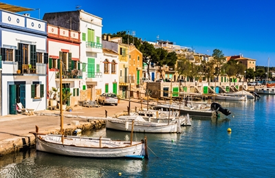 Porto colom Hafen auf Mallorca