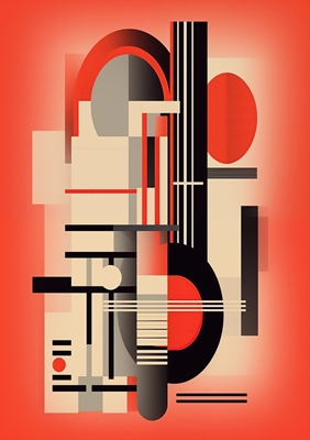 Bauhaus "Dessau" punainen