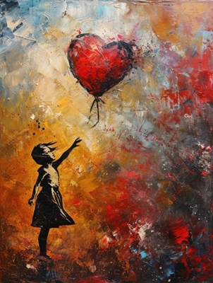 Das Mädchen mit dem Luftballon