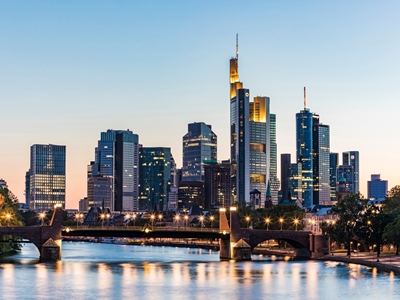 Panorama Frankfurtu nad Menem