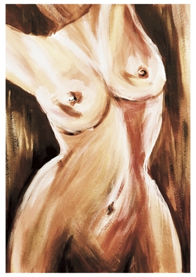 Female body painting 