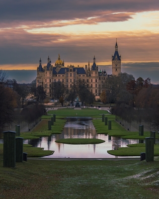 Castelo de conto de fadas Schwerin