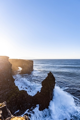 Vlny na západním pobřeží Islandu