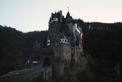 Twilight Castle in the Valley