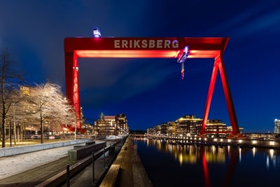 Der Portalkran von Eriksberg