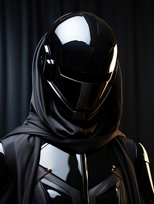 Robot humanoïde noir Poster 4