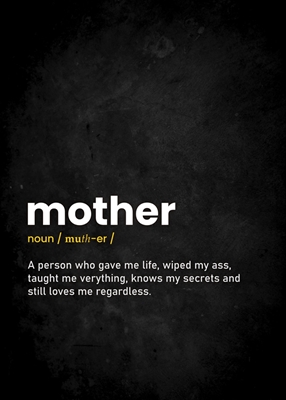 mother funny text definition