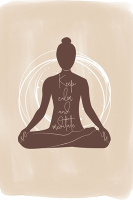 Mantén la calma y medita