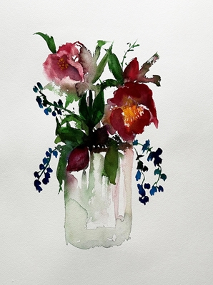 Helleborus in a Vase