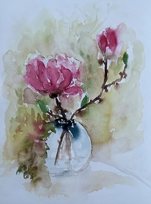 Magnolia in a Vase