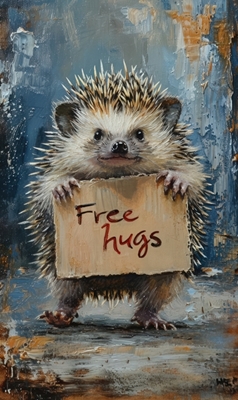 Free Hugs - Hedgehog