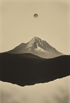 MOUNTAIN AND MOON