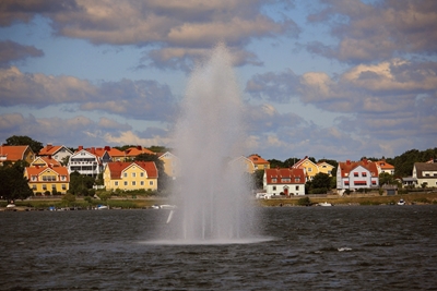 Fontän i Karlskrona