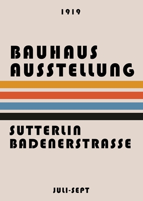 Bauhaus-tentoonstelling Moderne kunst