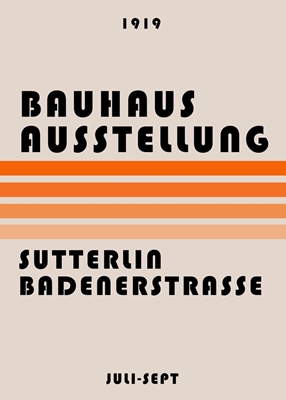 Bauhaus-tentoonstelling Moderne kunst
