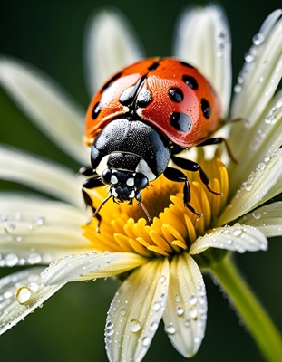 Macro Moments with a Ladybug