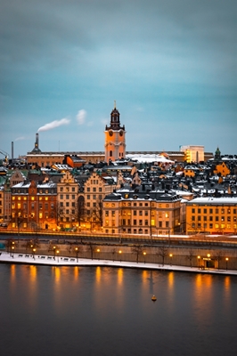 Noche de invierno en Estocolmo