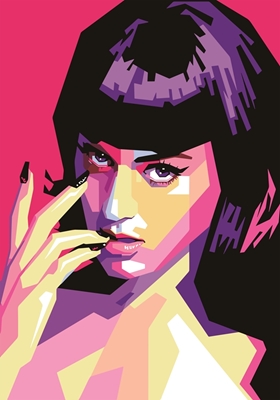 Katy Perry Pop Art Portrait