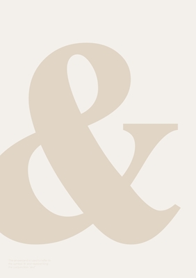 Minimalistyczny znak Ampersand