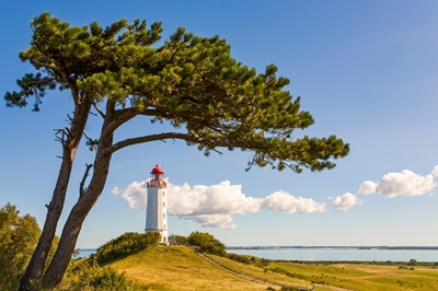 Lighthouse on Hiddensee Island