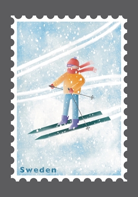 Zweedse postzegel