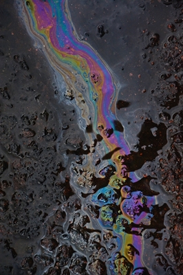 Colorful stain, rainbow