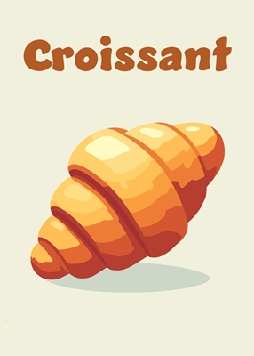 Den Franska Croissant-Poster 
