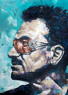 Bono U2 painting.